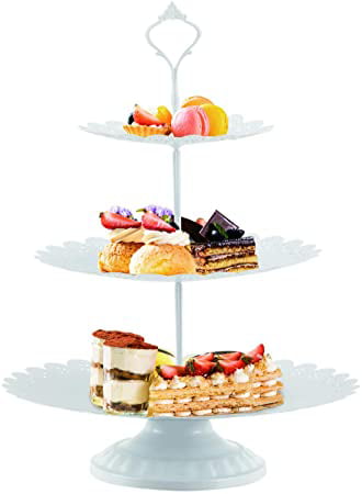 Details about   3-Layer Fruit Tray Dessert Stand Rack Cake Wedding Plate Birthday Display H1I6 