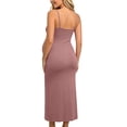 thumbnail image 4 of qolati Maternity Dress Summer Maxi Dresses Spaghetti Strap Scoop Neck Baby Shower Photoshoot Casual Boho Sleeveless Long Sundress S-3XL, 4 of 7