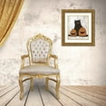 thumbnail image 3 of Ogren, Sarah 26x30 Gold Ornate Wood Framed with Double Matting Museum Art Print Titled - Cat and Pumpkins, 3 of 4