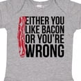 thumbnail image 4 of Inktastic Either You Like Bacon or You're Wrong Boys or Girls Baby Bodysuit, 4 of 5