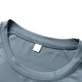 thumbnail image 7 of Men Summer Tops Polyester Spandex Long Sleeve Shirts Ling Sleeve Long Top Tan Short Men Spa Shirt Pack Athletic T Shirt Juniors Active Shirts Mens Fitted Small Navy 2XL, 7 of 7