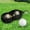 Black, variant on Silicone Golf Ball Holder Outdoor Double Holes Golf Ball Cover Holds with Hook Lightweight Pouch Ball Carrier Sleeve Accessories Black