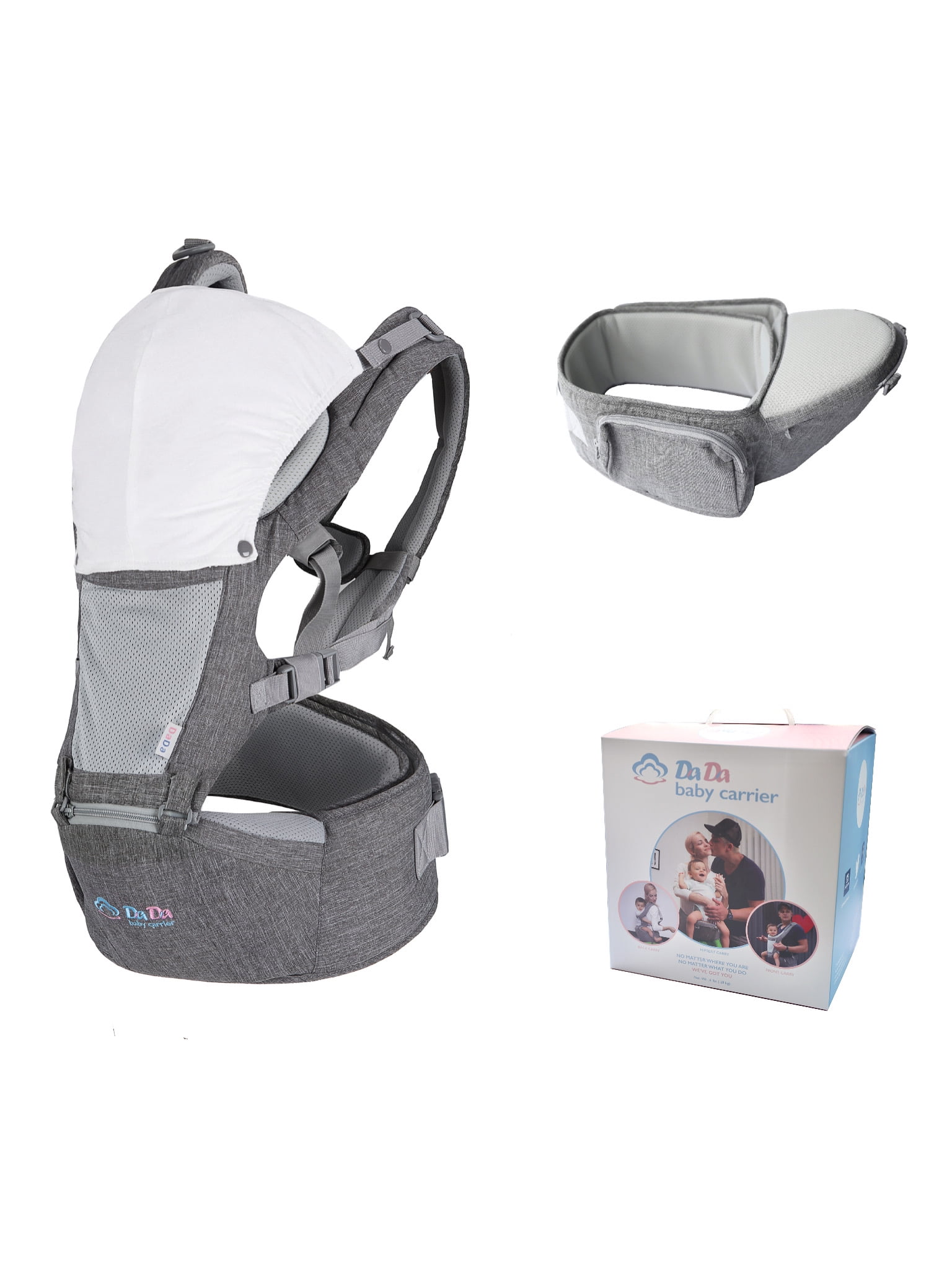Baby Carrier Hip Seat for Newborn and Toddler, Baby Shower Gift For New Mom and Dad