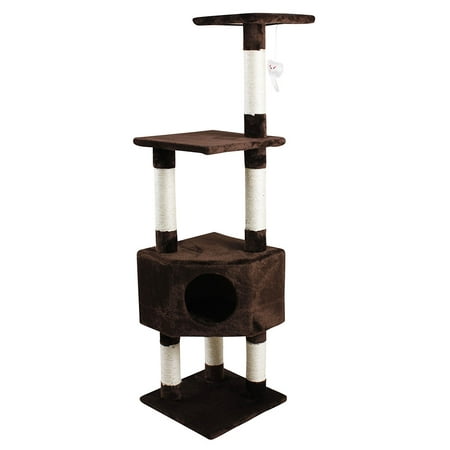 iPet 51“ Cat Tree Condo Scratching Post Cat Furniture Pet (Best Thermostat For Condo)