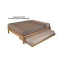 thumbnail image 2 of KD Frames Plateforme Nomade Lit de Peuplier Naturel - Grand, 2 of 5