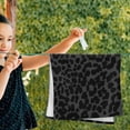thumbnail image 5 of GZHJMY Black Leopard Hand Towel Set of 2, Highly Absorbent Soft Face Hand Towels for Bathroom, Kitchen, Hotel, Gym and Spa, 14 x 28 Inch, 14 x 28 Inch, 5 of 7