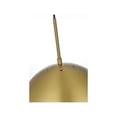 thumbnail image 6 of Living District Eclipse 12 Inch Pendant Clear Shade in Chrome, 6 of 10