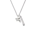 thumbnail image 2 of Delight Jewelry Silvertone Flying Pig Silvertone Courage Strength Wisdom Honesty Bar Charm Necklace, 23", 2 of 4