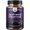 Cleanse and Detox Activated Charcoal Capsules - Purifying Detox Pills with 1200mg per serving Coconut Charcoal Powder for Bloating Relief and Body Detox Cleanse - Active Charcoal for Gut Health