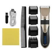 CkeyiN Professional Cordless USB Hair Clipper with Low Noise & Ceramic Blade for Men and Children