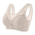thumbnail image 4 of SRZYMJ Casual Bra for Women Plus Size Women's Thin Breathable Comfort Bra with Lace Design and Supportive Upper Coverage No Underwire, 4 of 4