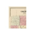 thumbnail image 3 of Historic County Map - Chemung County New York - Beers 1869 - 23 x 28.88 - Vintage Wall Art, 3 of 5