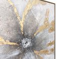 thumbnail image 2 of Fleur de Brillant, Toile Peinte à la Main, 2 of 3