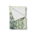 thumbnail image 2 of Vintage Soft Flannel Fleece Throw Blanket, Hot Air Balloons in Soft Tones Fly in the Sky Air High Tourism Design Print, Cozy Plush for Indoor and Outdoor Use, 60" x 80", Green Blue, by Ambesonne, 2 of 5