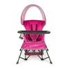 Baby Delight Go with Me Venture Portable Chair , Indoor and Outdoor , Sun Canopy , 3 Child Growth Stages , Pink