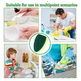 thumbnail image 6 of Heavy Duty Dish Wand Brush Sponge Refills Replacement Heads for Kitchen Sink Pot Cleaning Dish Sponge (24 Pieces), 6 of 8