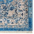 thumbnail image 5 of RUGSOTIC CARPETS Machine Woven Crossweave AREA RUGS - 2'6''x9'10'', Runner,Blue,Classic Oriental Traditional , Low Pile Machine Made Area Rugs for Living Room, Bed Room (M00082), 5 of 5