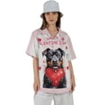 thumbnail image 4 of Happy Valentine's Day Pitbull Brings Love Heart Hawaiian Shirt Breathable Summer Unisex Merch Terrier Dog Lover - 02028, 4 of 6