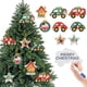 thumbnail image 1 of 10 colgantes de madera con bendiciones navideñas personalizadas para escribir, ideales para decorar el árbol de Navidad del hogar., 1 of 8