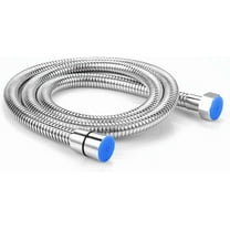 Stainless Steel Toilet Hose, 47 Inch, Silver, Perfect for Handheld Toilets and Showers, 1 Pack