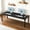 Black, variant on Demi Bonn 78" Farmhouse Dining Table, Wood Rustic Kitchen Table for 8 People, Large Rectangular Dinner Table for Dining Room, Home Office, Living Room Furniture, White & Gold
