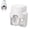 White, variant on Agiufgs Automatic Toothpaste Dispenser ABS, Wall Mounted with Dual Toothbrush Holders, for Bathroom Counter Organization, Gray