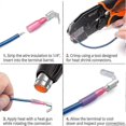 thumbnail image 3 of 140PCS 22-16/16-14/12-10 AWG Heat Shrink Piggy Back Spade Quick Splice Crimp Terminals Connectors A, 3 of 5