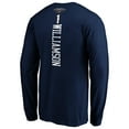 thumbnail image 3 of Men's Zion Williamson Navy New Orleans Pelicans Playmaker Name & Number Long Sleeve T-Shirt, 3 of 3