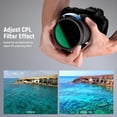thumbnail image 3 of Filtro NEEWER 2 en 1 de 46 mm variable ND2-ND32 y CPL, 3 of 9
