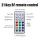 thumbnail image 4 of Luces LED sumergibles para piscina Jadeshay 15 Luces subacuáticas IP68 Control remoto RF, 4 of 7
