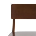 thumbnail image 4 of Pemberly Row 2-Piece Minimalist Solid Wood Counter Stool - Set of 2 - Walnut, 4 of 15