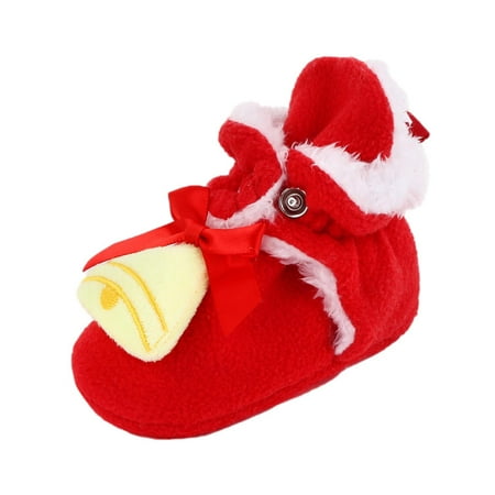 

Binmer Baby Winter Boots Newborn Cute Cartoon Shoes Warm Comfortable Snowfield Booties Socks Prewalker