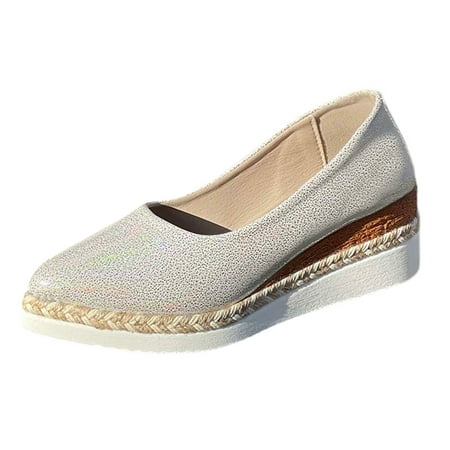 Casual Slip On Sneakers for Women Errand Running Shoes Women s Casual On Shoes Woven Wedge Sandals Comfortable Beach Walking Shoes For Women Fashion Roman Style Platform Sneakers Casual Slip On Sneakers for Women Errand Running Shoes Women s Casual On Shoes Woven Wedge Sandals Comfortable Beach Walking Shoes For Women Fashion Roman Style Platform Sneakers