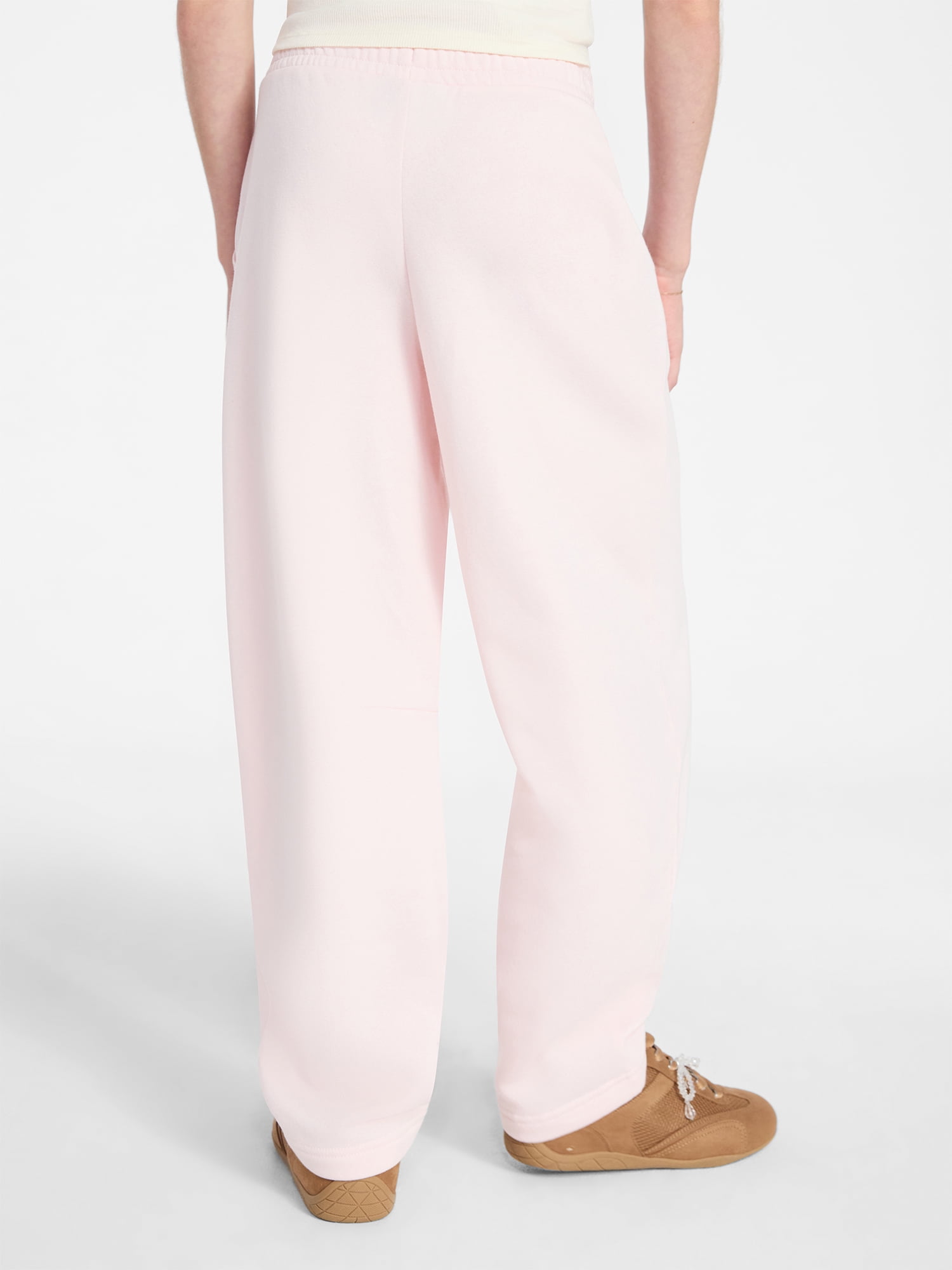 Weekend Academy Girls Fleece Barrel Pants, Sizes 4-18