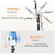 thumbnail image 5 of Palo selfie para teléfono, trípode de viaje extensible con  remoto desmontable para fotografía, selfies, compatible con todos los teléfonos celulares, color negro, 5 of 7