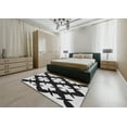 thumbnail image 5 of Ahgly Company Machine Washable Indoor Rectangle Transitional Charcoal Black Area Rugs, 3' x 5', 5 of 7