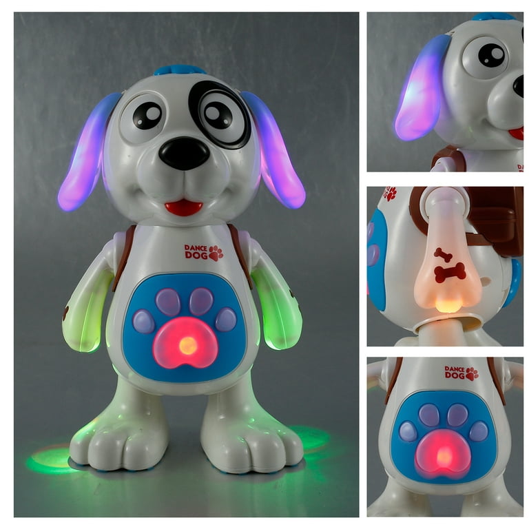 Dancing Dog Toys Electric Light Up Singing Cute Cartoon Doggy