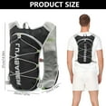 thumbnail image 2 of EXLEAF 2026 New Lightweight Running Vest Hydration Backpack Hiking Climbing Cycling Fitness Bag, Outdoor Sports, Marathon, Endurance Training, Travel, Running, Backpacking, 2 of 4