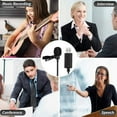 thumbnail image 2 of Universal USB Microphone Lavalier Microphone Clip-on Computer Mic Plug and Play Omnidirectional Mic, 2 of 7