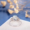 thumbnail image 5 of zttd natural butterfly ring oval aquamarine engagement ring women ring gift for her, 5 of 8
