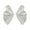 Silver, variant on Fan-shaped Earrings, Twisted Leaf Geometric Earrings for Women, Bohemian Gold Tree Leaf Earrings, Silver Leaf Flower Stud Earrings, Fan Leaf Statement Earrings for Ladies