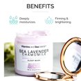 thumbnail image 3 of Mascarilla facial nocturna VITAMINS AND SEA BEAUTY, hidratante, 250 ml, con lavanda marina y manzanilla, 3 of 5