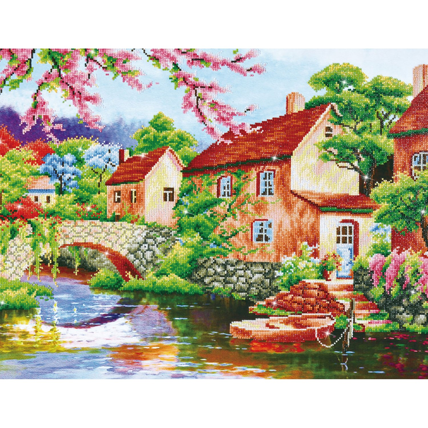 Diamond Dotz Coming Home Landscape Diamond Painting Kits for Adults - Diamond Art Kits a Relaxing Creative Craft Kit with Dotz Gems  24.4"x30.3"