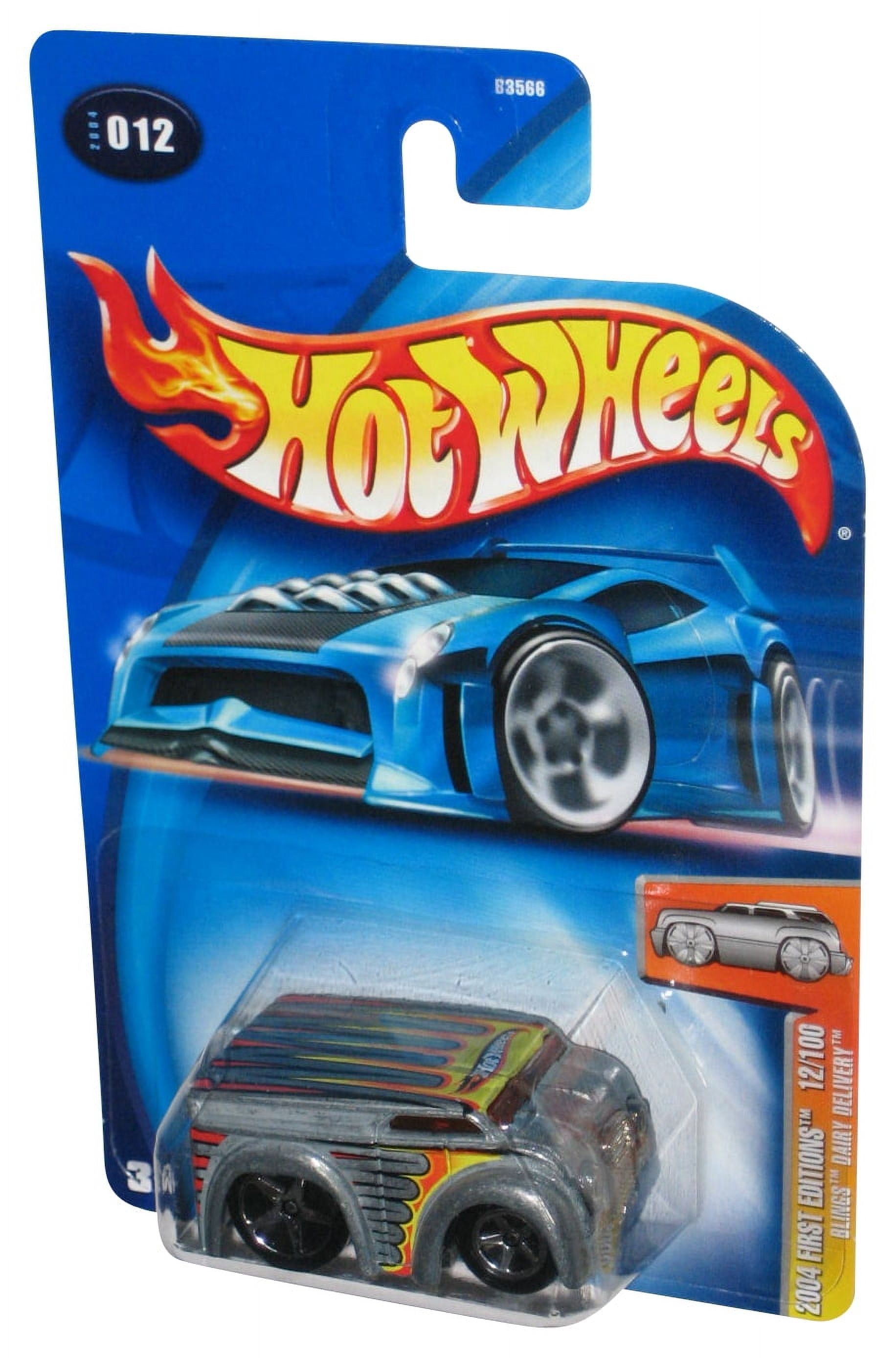 Hot Wheels Dairy Delivery (1998) White & Black Milk Toy Truck