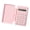 Pink color, variant on Misright 8 Digit Student Calculator Lid Design Assorted Pastel Color Option