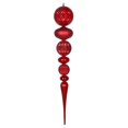 thumbnail image 1 of Vickerman MT199203 42 in. Red Candy & Matte Durian Finial Ornament, 1 of 1