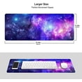 thumbnail image 6 of Galaxy Gaming Mouse Pad XL, Extended Large Full Desk Mousepad 31.5 X 11.8 Inch, Waterproof Big Mouse Pad with Stitched Edge, Non-S Extended X-Large, 6 of 6