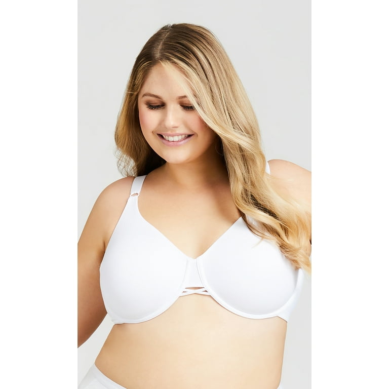 Avenue Women's Plus Size Back Smoother Bra Smooth Seamless Back