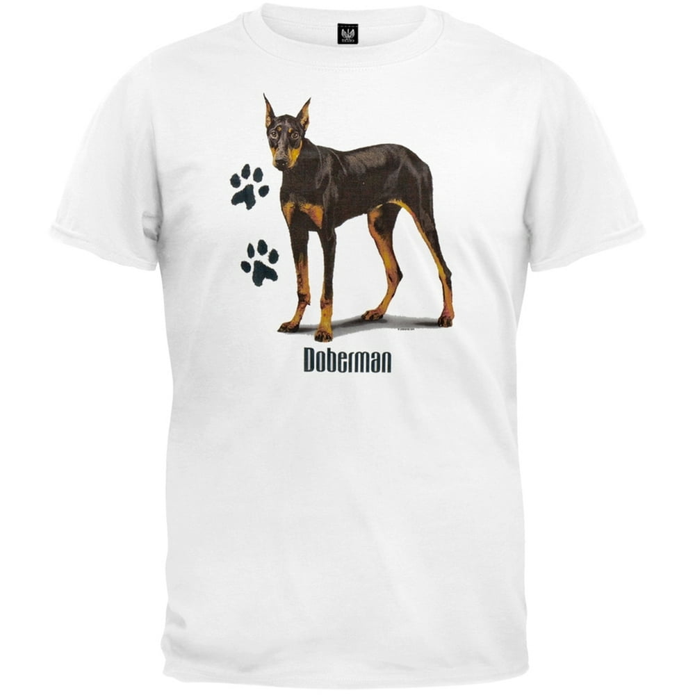 doberman in a shirt