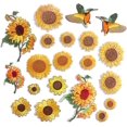 thumbnail image 1 of Parche termoadhesivo de mariposa, pájaro y girasol de 20 piezas para ropa, mochila y gorras. Rojo Verde Cocina, Decoración y Otros, 1 of 5